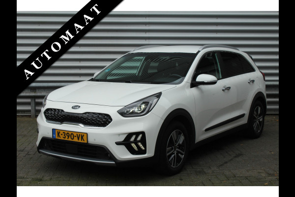 Kia Niro 1.6 GDi Hybrid 141pk DynamicPlusLine DCT6 NL-Auto NAP Clima Cruise Navi Camera Carplay 16"LMV Leder Afn. Trekhaak 1300kg