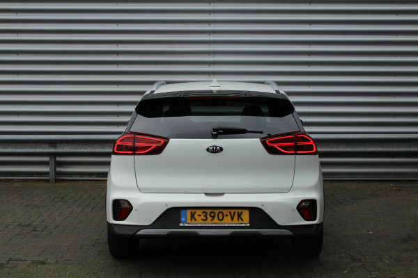 Kia Niro 1.6 GDi Hybrid 141pk DynamicPlusLine DCT6 NL-Auto NAP Clima Cruise Navi Camera Carplay 16"LMV Leder Afn. Trekhaak 1300kg