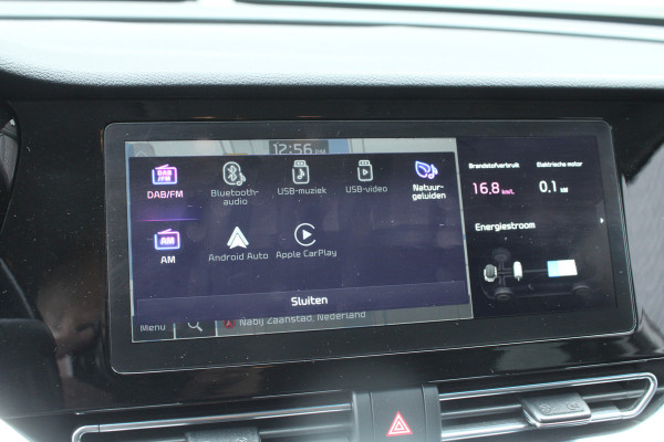 Kia Niro 1.6 GDi Hybrid 141pk DynamicPlusLine DCT6 NL-Auto NAP Clima Cruise Navi Camera Carplay 16"LMV Leder Afn. Trekhaak 1300kg