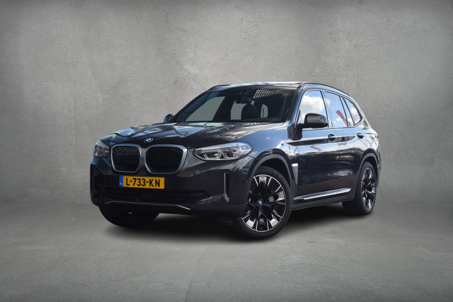 BMW iX3 High Executive 80 kWh | Trekhaak | Pano | H/K | Leer | HUD | Stoelverw. BMW iX3 High Executive 80 kWh | Trekhaak | Pano | H/K | Leer | HUD | Stoelverw.