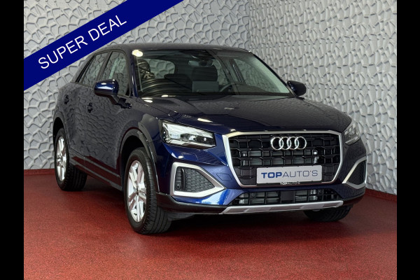 Audi Q2 35 TFSI 1.5 S EDITION NAVARRA BLAUW ELEK.KLEP 150PK VIR.COCKPIT 18''LMV TOUCHSCREEN CARPLAY NAVI CAMERA LED STOELVERW. PDC 03/2025 "Audi rijden begint bij Topautos.nl – 20 Audi topmodellen direct op voorraad!"