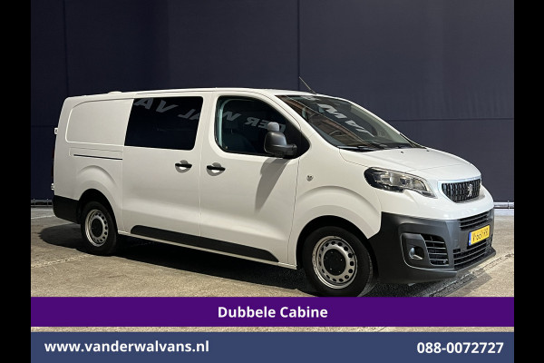 Peugeot Expert 2.0 BlueHDI 123pk L3H1 Dubbele cabine Euro6 Airco | 5-Zits | Navigatie | Cruisecontrol Apple Carplay, Android Auto, Parkeersensoren, 2500kg Trekvermogen