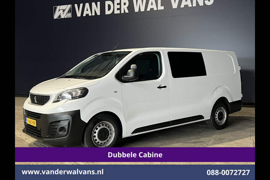 Peugeot Expert 2.0 BlueHDI 123pk L3H1 Dubbele cabine Euro6 Airco | 5-Zits | Navigatie | Cruisecontrol Apple Carplay, Android Auto, Parkeersensoren, 2500kg Trekvermogen
