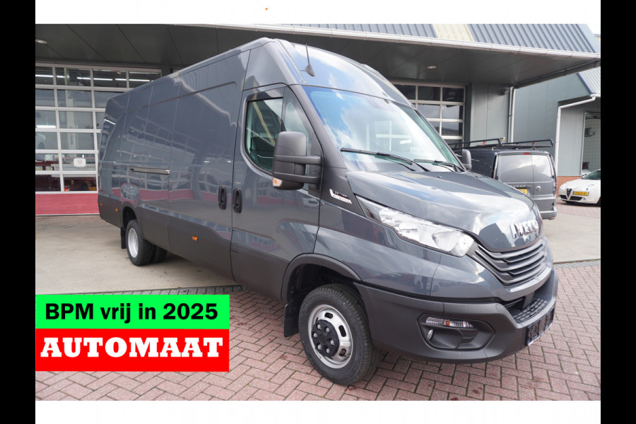 Iveco Daily 35C18HV 3.0 180PK 410L H2 Automaat nr. v129 | Dubbel lucht | Airco | Navi | Camera | Trekhaak 3500kg