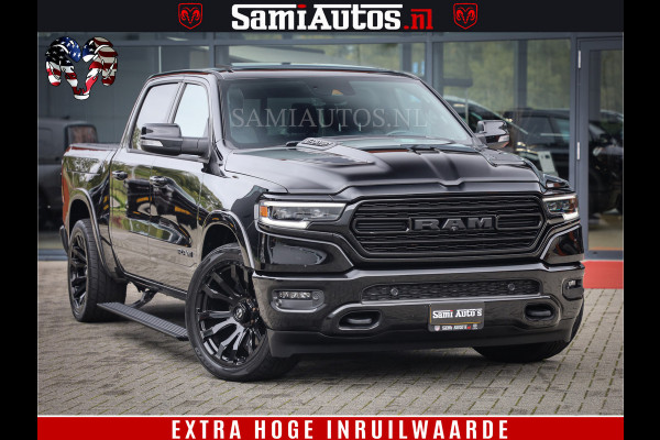 Dodge Ram 1500 LIMITED NIGHT | FEUL BLACK WHEELS | BOM VOL | 5.7 V8 4x4 | DUBBELE CABINE | MWK | XB9 | HUD | TOP STAAT
