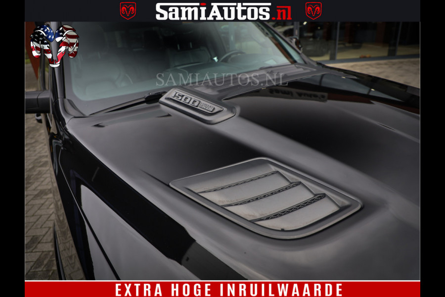 Dodge Ram 1500 LIMITED NIGHT | FEUL BLACK WHEELS | BOM VOL | 5.7 V8 4x4 | DUBBELE CABINE | MWK | XB9 | HUD | TOP STAAT