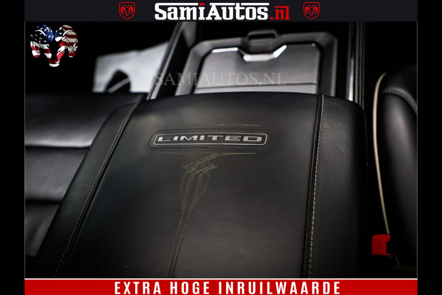 Dodge Ram 1500 LIMITED NIGHT | FEUL BLACK WHEELS | BOM VOL | 5.7 V8 4x4 | DUBBELE CABINE | MWK | XB9 | HUD | TOP STAAT