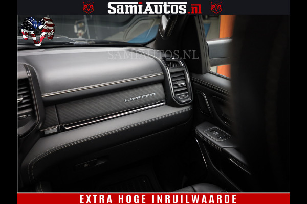 Dodge Ram 1500 LIMITED NIGHT | FEUL BLACK WHEELS | BOM VOL | 5.7 V8 4x4 | DUBBELE CABINE | MWK | XB9 | HUD | TOP STAAT