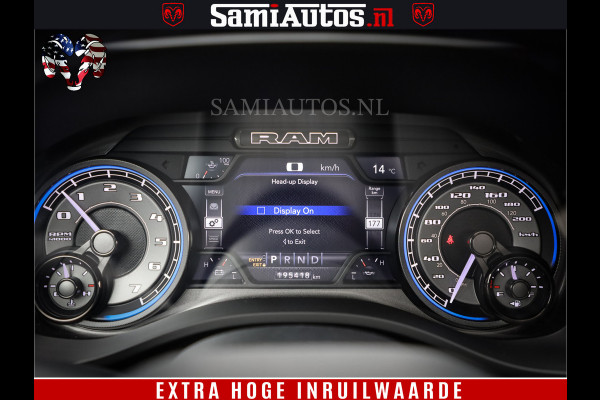 Dodge Ram 1500 LIMITED NIGHT | FEUL BLACK WHEELS | BOM VOL | 5.7 V8 4x4 | DUBBELE CABINE | MWK | XB9 | HUD | TOP STAAT