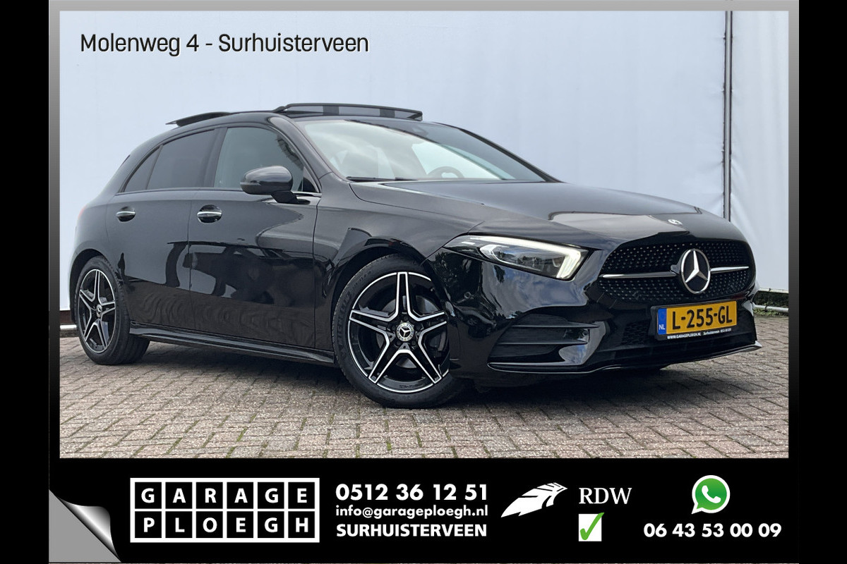 Mercedes-Benz A-Klasse 180 Business Solution AMG Pano Memory Sfeerverl Carplay Led Stoelverw VOL! Mercedes-Benz A-Klasse 180 Business Solution AMG Pano Memory Sfeerverl Carplay Led Stoelverw VOL!