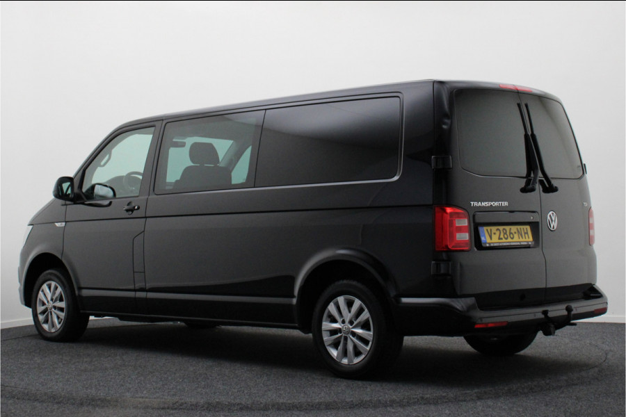 Volkswagen Transporter 2.0 TDI L2H1 DC Highline Automaat Navigatie, Cruise, Trekhaak, DAB, PDC, Bluetooth