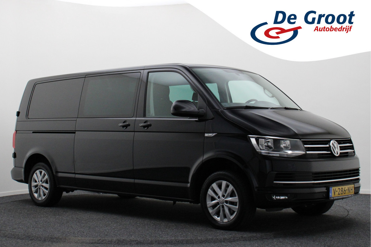 Volkswagen Transporter 2.0 TDI L2H1 DC Highline Automaat Navigatie, Cruise, Trekhaak, DAB, PDC, Bluetooth