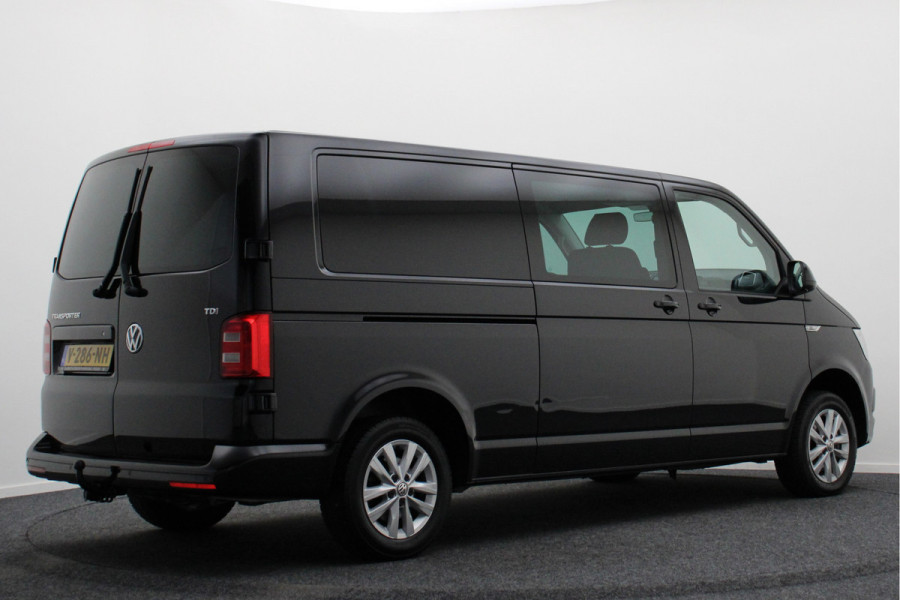 Volkswagen Transporter 2.0 TDI L2H1 DC Highline Automaat Navigatie, Cruise, Trekhaak, DAB, PDC, Bluetooth