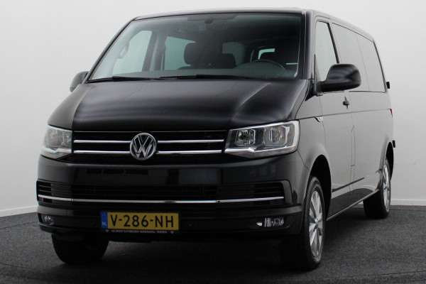 Volkswagen Transporter 2.0 TDI L2H1 DC Highline Automaat Navigatie, Cruise, Trekhaak, DAB, PDC, Bluetooth