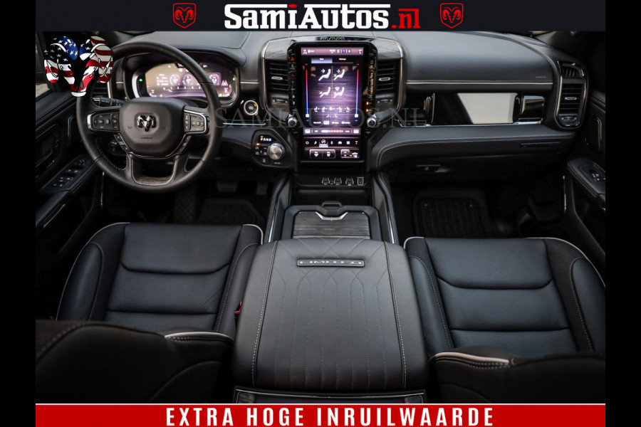 Dodge Ram 1500 Limited Night High Output 540HP 706Nm | Massage + Full Option | De Meest Luxe en Volle Pick-Up in zijn Klasse | Comfortabele Dubbele Cabine met Royale 5 Zitplaatsen | BPM vrij | Nu Leverbaar uit Voorraad | Voorraad Nr 2320 - 5138