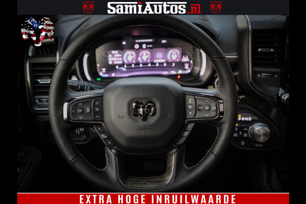 Dodge Ram 1500 Limited Night High Output 540HP 706Nm | Massage + Full Option | De Meest Luxe en Volle Pick-Up in zijn Klasse | Comfortabele Dubbele Cabine met Royale 5 Zitplaatsen | BPM vrij | Nu Leverbaar uit Voorraad | Voorraad Nr 2320 - 5138