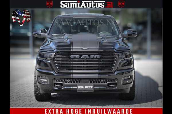 Dodge Ram 1500 Laramie Night | Face Lift | 420Pk 636 Nn | Extra Groot Scherm + Passagiers Scherm | Comfortabele Dubbele Cabine met Royale 5 Zitplaatsen | BPM vrij | Nu Leverbaar uit Voorraad | Voorraad Nr  2220 - 5039