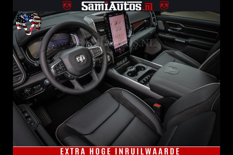 Dodge Ram 1500 Laramie Night | Face Lift | 420Pk 636 Nn | Extra Groot Scherm + Passagiers Scherm | Comfortabele Dubbele Cabine met Royale 5 Zitplaatsen | BPM vrij | Nu Leverbaar uit Voorraad | Voorraad Nr  2220 - 5039