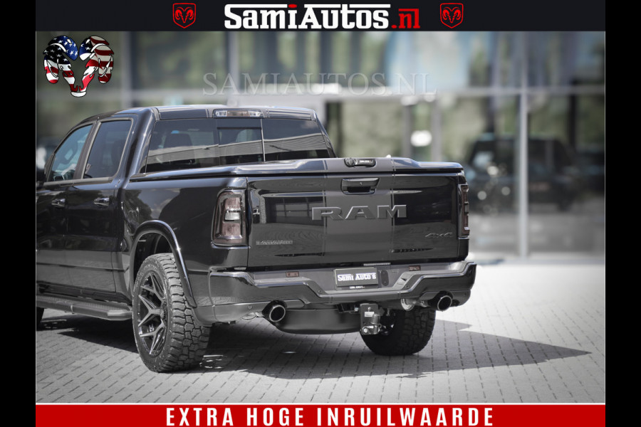 Dodge Ram 1500 Laramie Night | Face Lift | 420Pk 636 Nn | Extra Groot Scherm + Passagiers Scherm | Comfortabele Dubbele Cabine met Royale 5 Zitplaatsen | BPM vrij | Nu Leverbaar uit Voorraad | Voorraad Nr  2220 - 5039