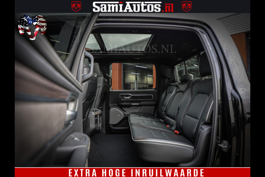 Dodge Ram 1500 Laramie Night | Face Lift | 420Pk 636 Nn | Extra Groot Scherm + Passagiers Scherm | Comfortabele Dubbele Cabine met Royale 5 Zitplaatsen | BPM vrij | Nu Leverbaar uit Voorraad | Voorraad Nr  2220 - 5039