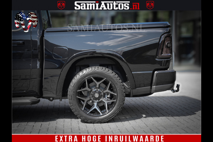 Dodge Ram 1500 Laramie Night | Face Lift | 420Pk 636 Nn | Extra Groot Scherm + Passagiers Scherm | Comfortabele Dubbele Cabine met Royale 5 Zitplaatsen | BPM vrij | Nu Leverbaar uit Voorraad | Voorraad Nr  2220 - 5039