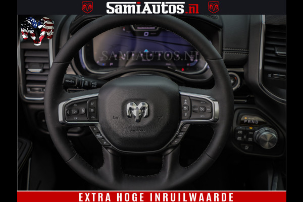 Dodge Ram 1500 Laramie Night | Face Lift | 420Pk 636 Nn | Extra Groot Scherm + Passagiers Scherm | Comfortabele Dubbele Cabine met Royale 5 Zitplaatsen | BPM vrij | Nu Leverbaar uit Voorraad | Voorraad Nr  2220 - 5039