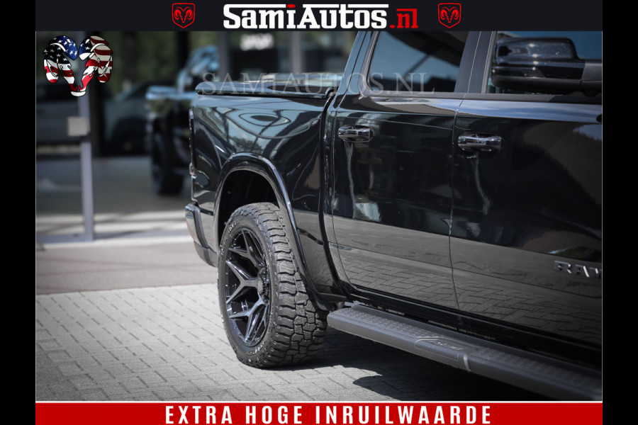 Dodge Ram 1500 Laramie Night | Face Lift | 420Pk 636 Nn | Extra Groot Scherm + Passagiers Scherm | Comfortabele Dubbele Cabine met Royale 5 Zitplaatsen | BPM vrij | Nu Leverbaar uit Voorraad | Voorraad Nr  2220 - 5039