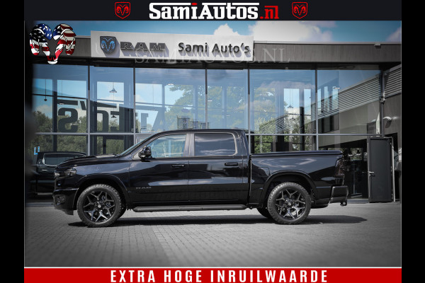 Dodge Ram 1500 Laramie Night | Face Lift | 420Pk 636 Nn | Extra Groot Scherm + Passagiers Scherm | Comfortabele Dubbele Cabine met Royale 5 Zitplaatsen | BPM vrij | Nu Leverbaar uit Voorraad | Voorraad Nr  2220 - 5039