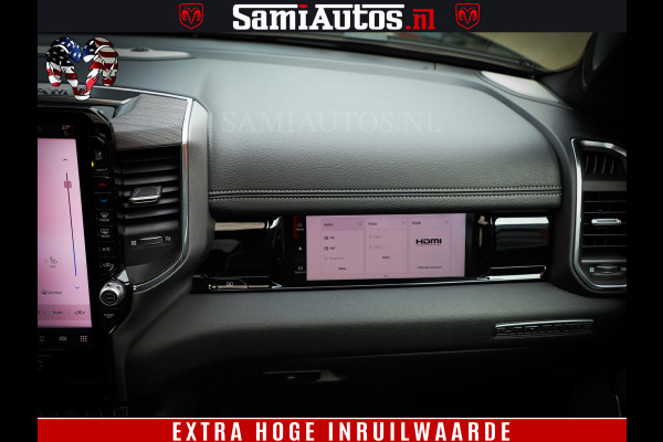 Dodge Ram 1500 Laramie Night | Face Lift | 420Pk 636 Nn | Extra Groot Scherm + Passagiers Scherm | Comfortabele Dubbele Cabine met Royale 5 Zitplaatsen | BPM vrij | Nu Leverbaar uit Voorraad | Voorraad Nr  2220 - 5039