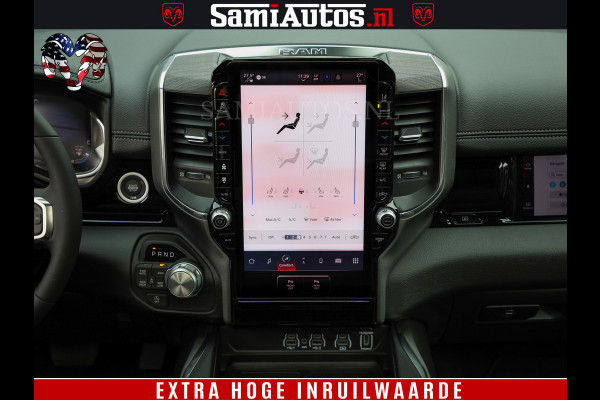 Dodge Ram 1500 Laramie Night | Face Lift | 420Pk 636 Nn | Extra Groot Scherm + Passagiers Scherm | Comfortabele Dubbele Cabine met Royale 5 Zitplaatsen | BPM vrij | Nu Leverbaar uit Voorraad | Voorraad Nr  2220 - 5039