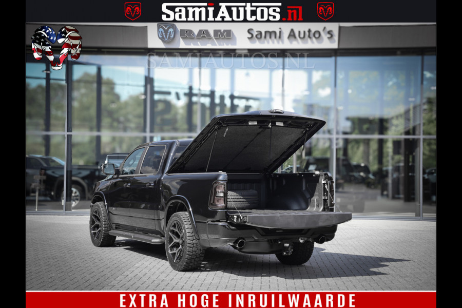Dodge Ram 1500 Laramie Night | Face Lift | 420Pk 636 Nn | Extra Groot Scherm + Passagiers Scherm | Comfortabele Dubbele Cabine met Royale 5 Zitplaatsen | BPM vrij | Nu Leverbaar uit Voorraad | Voorraad Nr  2220 - 5039