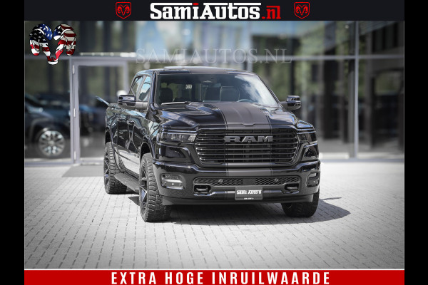Dodge Ram 1500 Laramie Night | Face Lift | 420Pk 636 Nn | Extra Groot Scherm + Passagiers Scherm | Comfortabele Dubbele Cabine met Royale 5 Zitplaatsen | BPM vrij | Nu Leverbaar uit Voorraad | Voorraad Nr  2220 - 5039