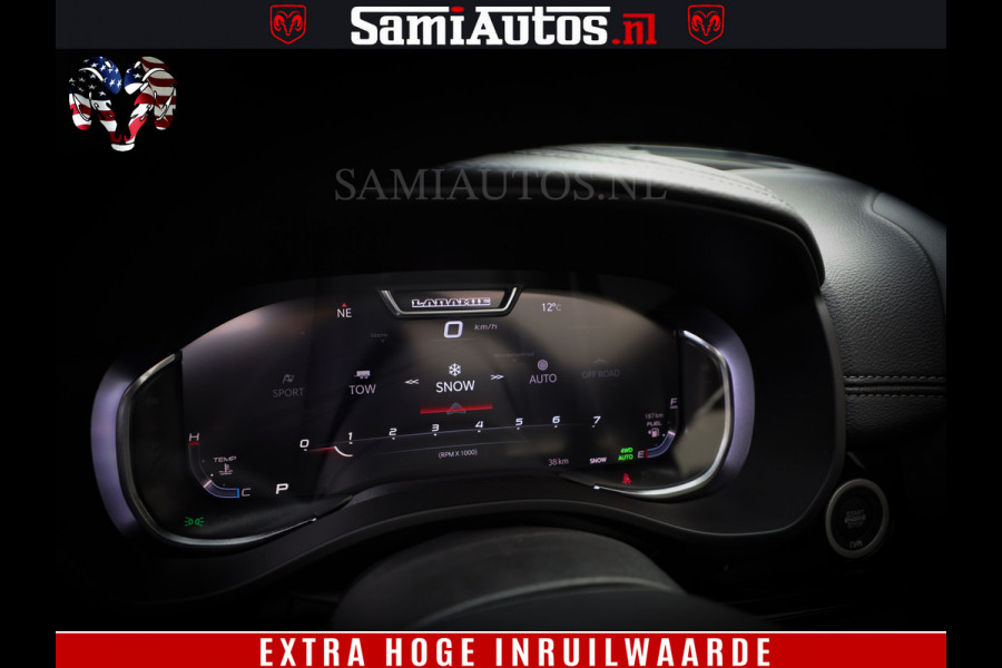 Dodge Ram 1500 Laramie Night | Face Lift | 420Pk 636 Nn | Extra Groot Scherm + Passagiers Scherm | Comfortabele Dubbele Cabine met Royale 5 Zitplaatsen | BPM vrij | Nu Leverbaar uit Voorraad | Voorraad Nr  2220 - 5039