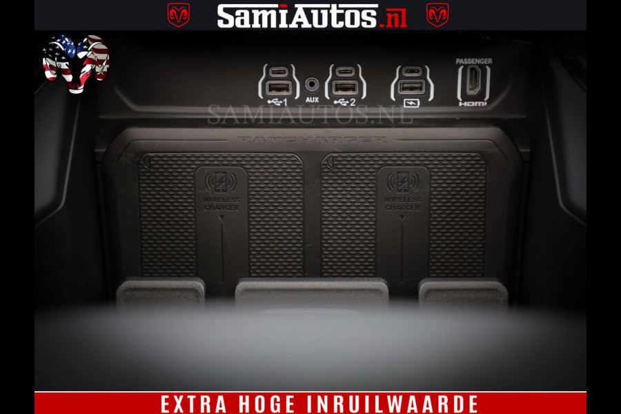 Dodge Ram 1500 Laramie Night | Face Lift | 420Pk 636 Nn | Extra Groot Scherm + Passagiers Scherm | Comfortabele Dubbele Cabine met Royale 5 Zitplaatsen | BPM vrij | Nu Leverbaar uit Voorraad | Voorraad Nr  2220 - 5039