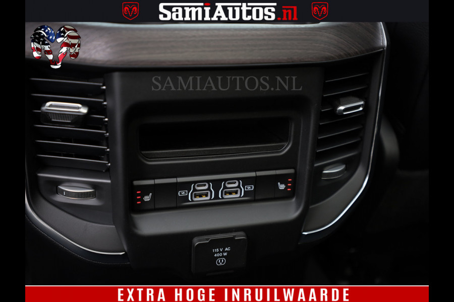 Dodge Ram 1500 Laramie Night | Face Lift | 420Pk 636 Nn | Extra Groot Scherm + Passagiers Scherm | Comfortabele Dubbele Cabine met Royale 5 Zitplaatsen | BPM vrij | Nu Leverbaar uit Voorraad | Voorraad Nr  2220 - 5039
