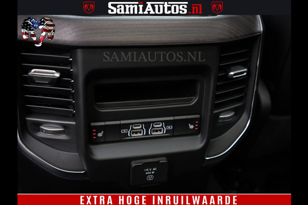 Dodge Ram 1500 Laramie Night | Face Lift | 420Pk 636 Nn | Extra Groot Scherm + Passagiers Scherm | Comfortabele Dubbele Cabine met Royale 5 Zitplaatsen | BPM vrij | Nu Leverbaar uit Voorraad | Voorraad Nr  2220 - 5039