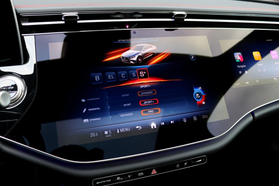 Mercedes-Benz E-Klasse AMG 53 4MATIC+ Premium+ | MBUX Hyperscreen | Achterasbesturing | Distronic | AMG Drivers Package | Burmester | Digital Light | Stoelverwarming V+A | Performance-Stoel |
