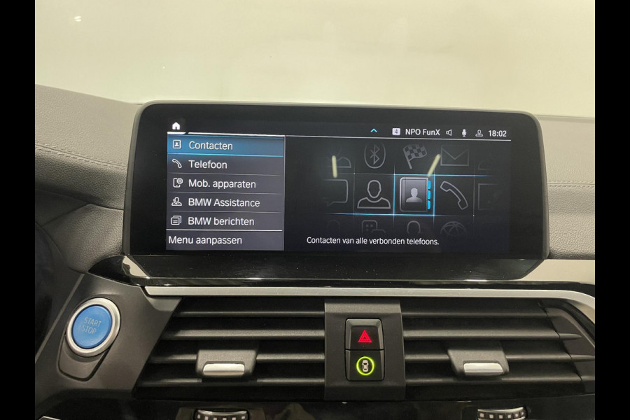 BMW iX3 High Executive 80 kWh EV Leder Navi Carplay/Androidauto Sensoren voor en achter 360 Camera Full Led Pano Dak Head-Up display Harman Kardon Adaptieve Cruise Control
