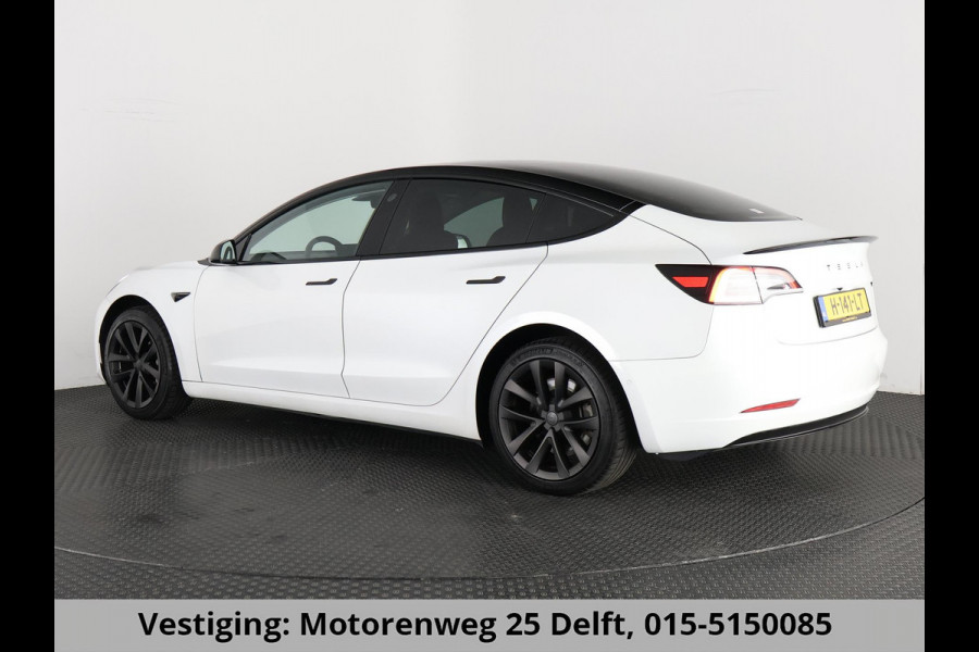 Tesla Model 3 BLACKLINE BI-TONE PANO STD ACCUTEST 86% RWD 60 kWH LEDER.NAVI.CAMERA.AUTOPILOT, STOELVERWARMING EN NOG VEEL MEER! Tesla Model 3 BLACKLINE BI-TONE PANO STD ACCUTEST 86% RWD 60 kWH LEDER.NAVI.CAMERA.AUTOPILOT, STOELVERWARMING EN NOG VEEL MEER!
