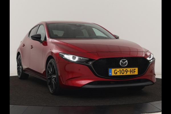 Mazda 3 2.0 SA-X Luxury | Camera | Bluetooth | Trekhaak | Automaat | Leder | Led | Stoelverwarming | Memory | Adaptive cruise | DAB | Head-up display | Bose Sound