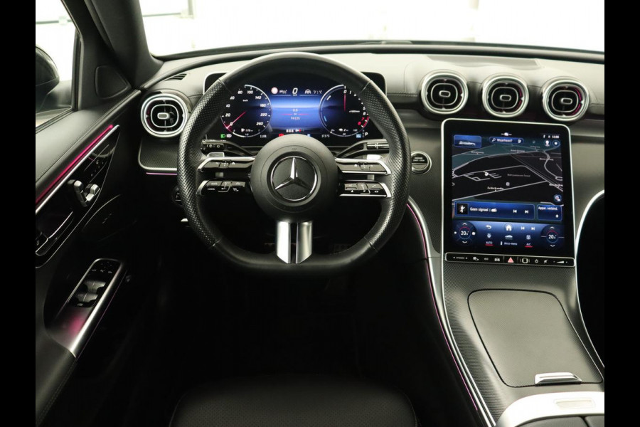 Mercedes-Benz C-Klasse 300e AMG Night | Panoramadak | Trekhaak | Sfeerverlichting | Massage | Adaptive cruise | Stoelverwarming | 360 Camera | Leder | Memory | Carplay | PHEV | Plug In Mercedes-Benz C-Klasse 300e AMG Night | Panoramadak | Trekhaak | Sfeerverlichting | Massage | Adaptive cruise | Stoelverwarming | 360 Camera | Leder | Memory | Carplay | PHEV | Plug In