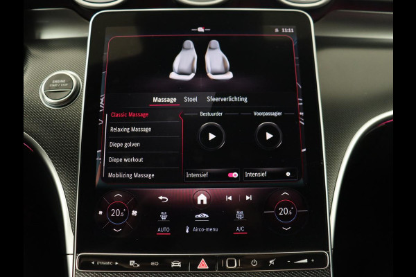 Mercedes-Benz C-Klasse 300e AMG Night | Panoramadak | Trekhaak | Sfeerverlichting | Massage | Adaptive cruise | Stoelverwarming | 360 Camera | Leder | Memory | Carplay | PHEV | Plug In Mercedes-Benz C-Klasse 300e AMG Night | Panoramadak | Trekhaak | Sfeerverlichting | Massage | Adaptive cruise | Stoelverwarming | 360 Camera | Leder | Memory | Carplay | PHEV | Plug In