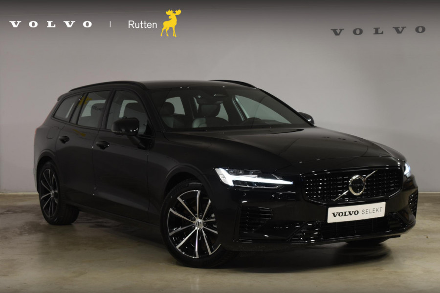 Volvo V60 T6 350PK Automaat Plus Dark / Navigatie / 360 Camera / Harman Kardon / Stuur & Stoelverwarming / LM Velgen / Trekhaak
