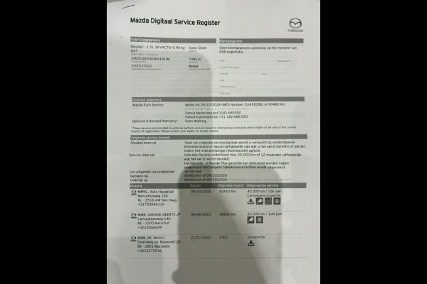Mazda 2 1.5 Skyactiv-G Comfort Sport Aut6 | Navi | Apple Carplay | Sportvelgen | Cruise + Lane | MAZDA dealer onderhouden |