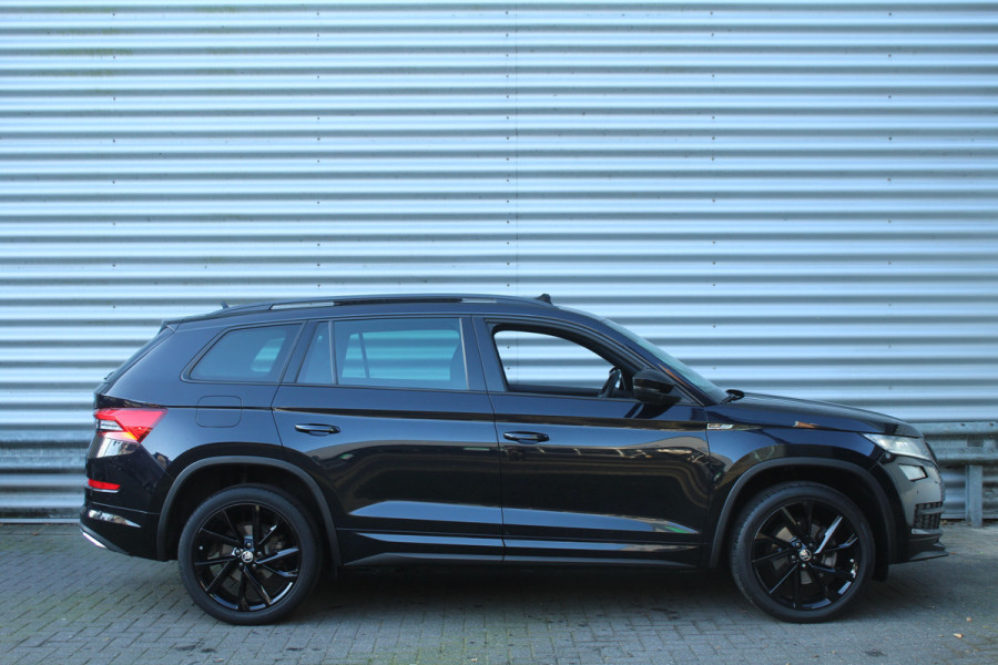 Škoda Kodiaq 1.5 TSI 150pk Sportline Business 7p. DSG7 NL-Auto NAP Panoramadak Clima Cruise Navi Camera Canton LMV Stoelverwarming Trekhaak 1800kg