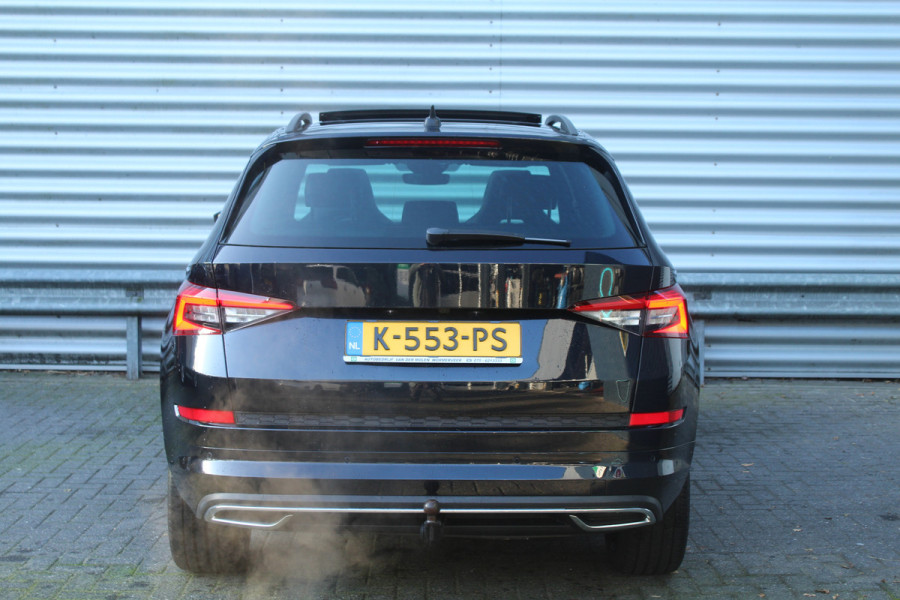 Škoda Kodiaq 1.5 TSI 150pk Sportline Business 7p. DSG7 NL-Auto NAP Panoramadak Clima Cruise Navi Camera Canton LMV Stoelverwarming Trekhaak 1800kg