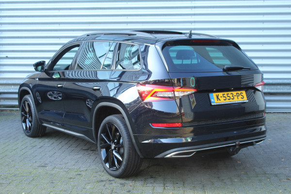 Škoda Kodiaq 1.5 TSI 150pk Sportline Business 7p. DSG7 NL-Auto NAP Panoramadak Clima Cruise Navi Camera Canton LMV Stoelverwarming Trekhaak 1800kg