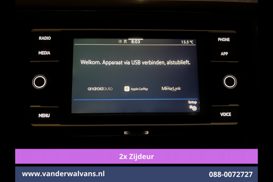 Volkswagen Crafter 2.0 TDI 141pk L4H3 L3H2 Euro6 Airco | 2x zijdeur | Camera | Apple Carplay Android Auto, 270 Graden achterdeuren, Parkeersensoren, Bijrijdersbank, 3000kg Trekvermogen