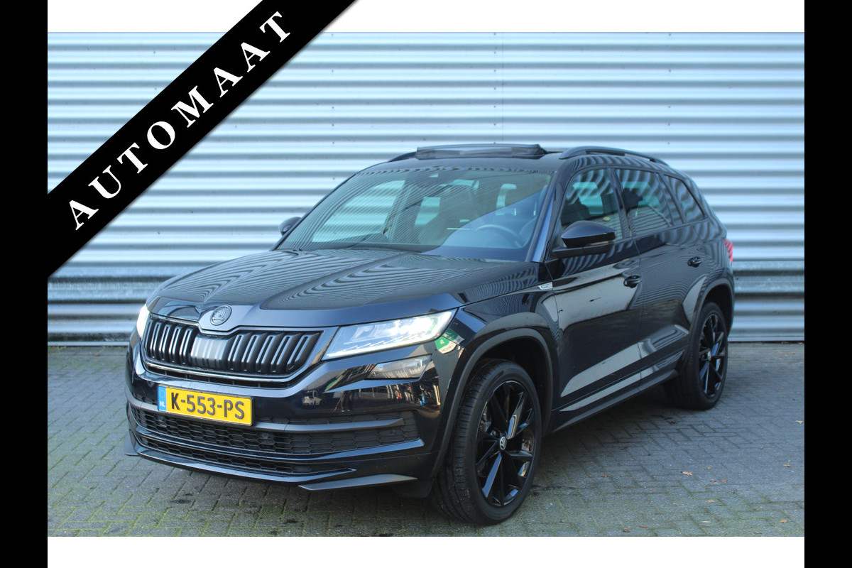 Škoda Kodiaq 1.5 TSI 150pk Sportline Business 7p. DSG7 NL-Auto NAP Panoramadak Clima Cruise Navi Camera Canton LMV Stoelverwarming Trekhaak 1800kg Škoda Kodiaq 1.5 TSI 150pk Sportline Business 7p. DSG7 NL-Auto NAP Panoramadak Clima Cruise Navi Camera Canton LMV Stoelverwarming Trekhaak 1800kg