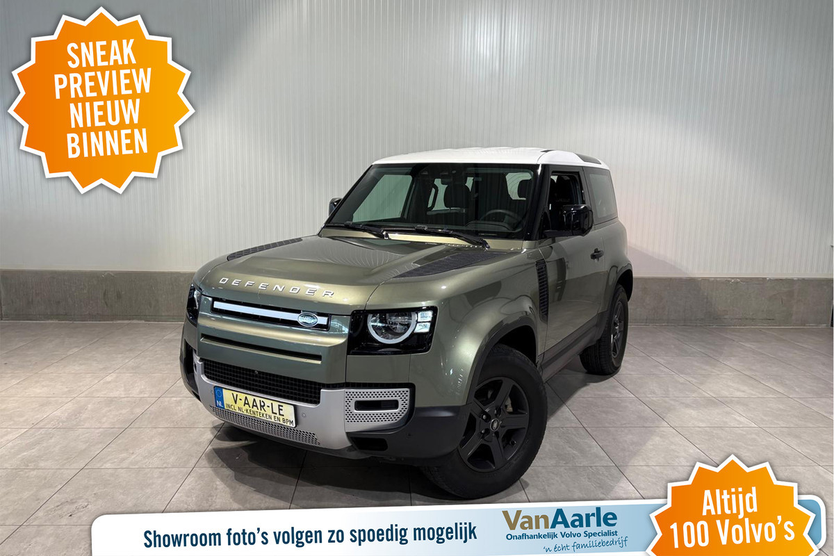 Land Rover Defender Aut. 3.0 90 GRIJS KENTEKEN EX.BTW 360cam Adapatieve CruiseControl 200pk Land Rover Defender Aut. 3.0 90 GRIJS KENTEKEN EX.BTW 360cam Adapatieve CruiseControl 200pk